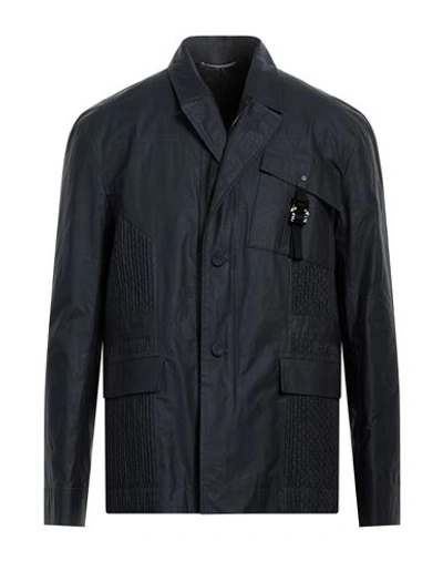 DIOR DIOR HOMME MAN JACKET MIDNIGHT BLUE SIZE 42 COTTON, CUPRO, POLYURETHANE