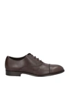 Tod's Man Lace-up Shoes Dark Brown Size 7.5 Soft Leather
