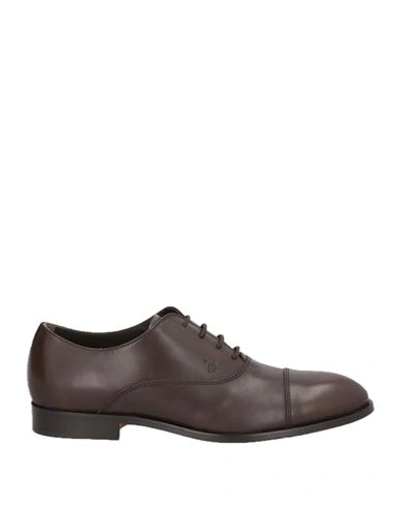 Tod's Leather Oxford In Brown