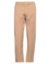 Massimo Rebecchi Man Pants Sand Size 38 Cotton, Elastane In Beige