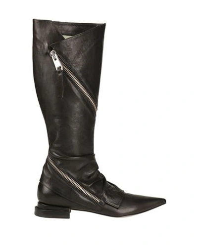 Ixos Woman Knee Boots Black Size 10 Soft Leather