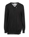 Aviu Aviù Woman Sweater Black Size 6 Virgin Wool, Silk