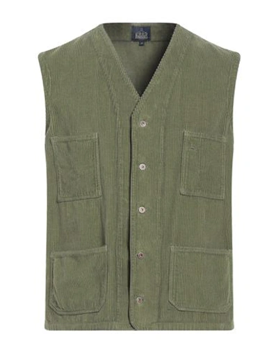 B.d.baggies B. D.baggies Man Suit Jacket Military Green Size Xl Cotton