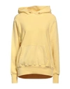 Les Tien Woman Sweatshirt Yellow Size Xxs Cotton, Elastane