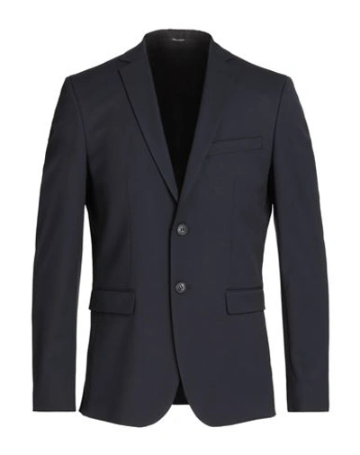 Selected Homme Man Blazer Navy Blue Size 46 Recycled Polyester, Viscose, Elastane
