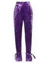 Patrizia Pepe Sera Woman Pants Purple Size 8 Polyester, Elastane In Purple
