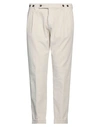 Berwich Man Pants Ivory Size 32 Cotton, Elastane In White