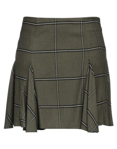 Pinko Green Viscose Skirt