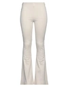 Millenovecentosettantotto Woman Pants Ivory Size Xl Viscose, Polyamide, Elastane In White