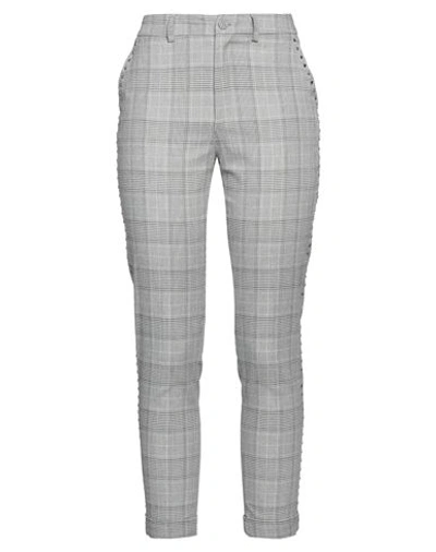 Liu •jo Woman Pants Light Grey Size 6 Polyester, Viscose, Elastane