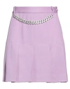 Giuseppe Di Morabito Woman Mini Skirt Lilac Size 2 Virgin Wool In Purple