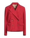 A.b. A. B. Woman Suit Jacket Red Size 8 Polyester