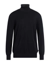 ARMATA DI MARE ARMATA DI MARE MAN TURTLENECK MIDNIGHT BLUE SIZE 40 VISCOSE, NYLON