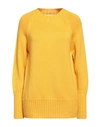 Drumohr Woman Sweater Yellow Size M Merino Wool