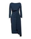 Chiara Boni La Petite Robe Woman Midi Dress Navy Blue Size 4 Polyamide, Elastane