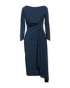 Chiara Boni La Petite Robe Woman Midi Dress Navy Size 8 Polyamide, Elastane In Navy Blue