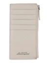 Automobili Lamborghini Man Document Holder Light Grey Size - Soft Leather In Grey