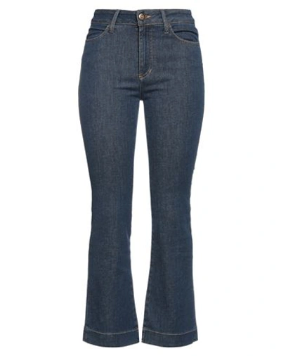 Shaft Woman Jeans Blue Size 30 Cotton, Elastomultiester, Elastane