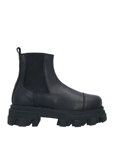 Daniele Alessandrini Man Ankle Boots Black Size 7 Soft Leather
