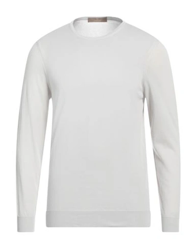 Cruciani Man Sweater Light Grey Size 40 Cotton