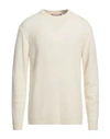 Wool & Co Man Sweater Ivory Size Xl Wool, Polyamide In White