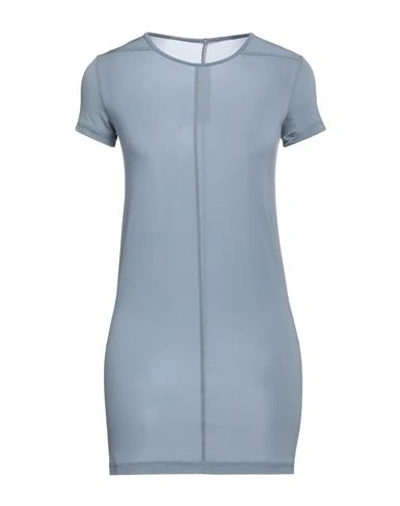 Rick Owens Woman T-shirt Grey Size 2 Polyamide, Elastane
