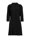 Mason's Woman Mini Dress Black Size 10 Acetate, Silk In Black