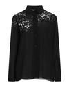 Gentryportofino Woman Shirt Black Size 12 Silk