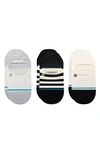 STANCE 3-PACK BUTTER NO-SHOW SOCKS