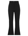 Weinsanto Woman Pants Black Size L Polyester, Polyurethane In Black