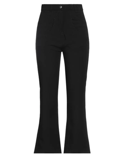 Weinsanto Woman Pants Black Size M Polyester, Polyurethane