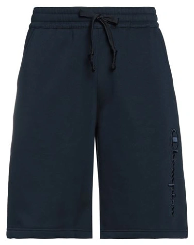 Champion Man Shorts & Bermuda Shorts Navy Blue Size M Cotton, Polyester
