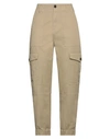 Semicouture Woman Pants Beige Size 6 Acetate, Polyamide, Metallic Fiber