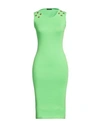 Mangano Woman Midi Dress Light Green Size 8 Cotton