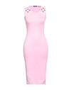 Mangano Woman Midi Dress Pink Size 8 Cotton