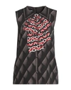 Boutique Moschino Woman Top Lead Size 6 Polyester, Elastane In Grey