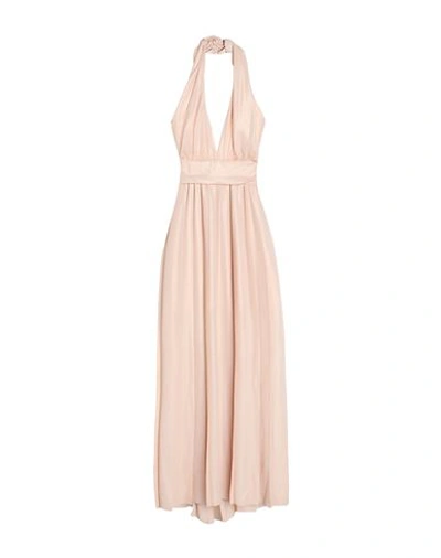 Pinko Woman Long Dress Blush Size 10 Polyester