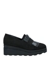 Cinzia Soft Woman Loafers Black Size 10 Textile Fibers