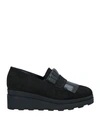 Cinzia Soft Woman Loafers Black Size 10 Textile Fibers In Black