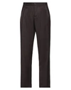 Imperial Man Pants Dark Brown Size 26 Polyester, Viscose, Elastane