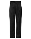Imperial Man Pants Black Size 26 Polyester, Viscose, Elastane