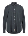 B.d.baggies B. D.baggies Man Shirt Lead Size Xl Cotton In Grey