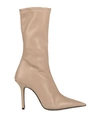 Islo Isabella Lorusso Woman Ankle Boots Light Brown Size 11 Textile Fibers In Beige