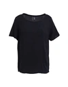Vero Moda Woman T-shirt Black Size Xl Livaeco By Birla Cellulose In Black