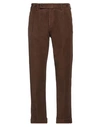 Berwich Man Pants Brown Size 32 Cotton, Elastane