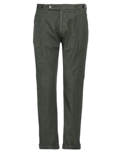 Berwich Man Pants Green Size 30 Cotton, Elastane