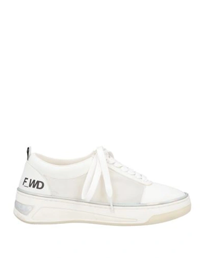 F Wd F_wd Woman Sneakers White Size 5 Textile Fibers