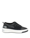 F Wd F_wd Woman Sneakers Black Size 5 Textile Fibers In Black