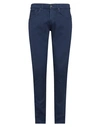 Dondup Man Denim Pants Navy Blue Size 29 Cotton, Elastane