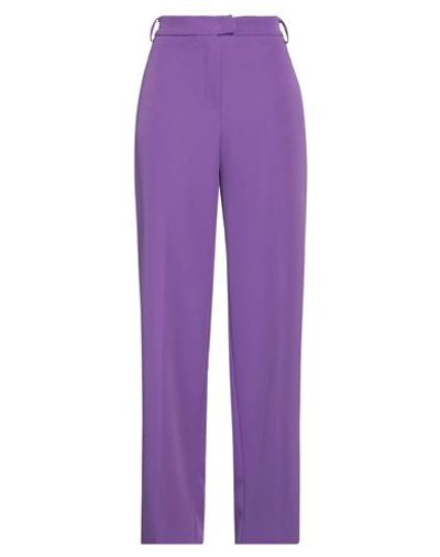 Kaos Jeans Woman Pants Purple Size 8 Polyester, Elastane